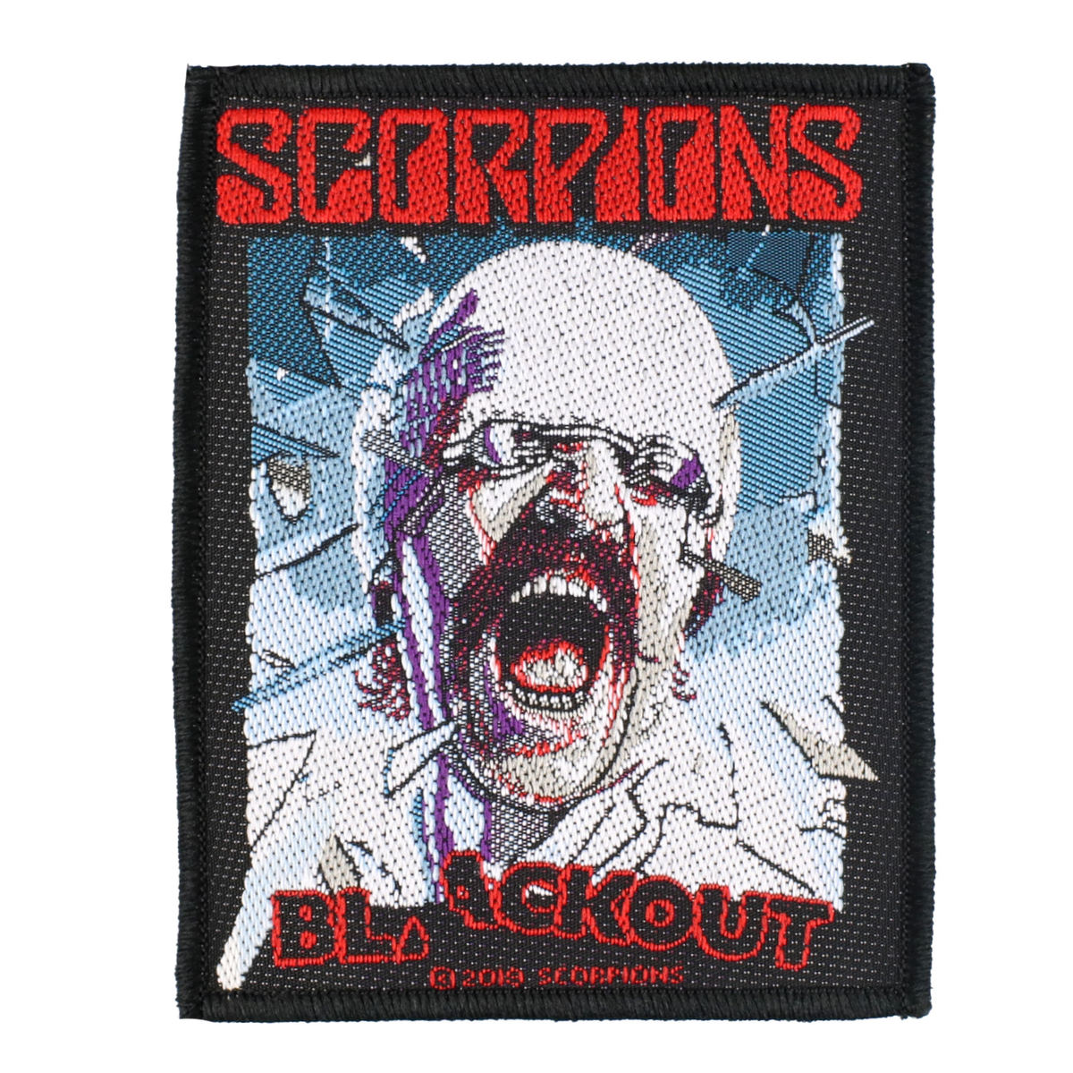 Kangasmerkki Scorpions - Blackout - RAZAMATAZ