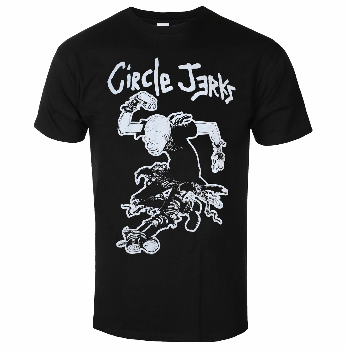 Miesten T-paita CIRCLE JERKS - I'M GONNA LIVE - MUSTA - PLASTIC HEAD - PH11440 S