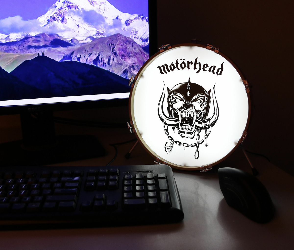 Lamppu (sisustus) Motörhead - DRUMS 3D