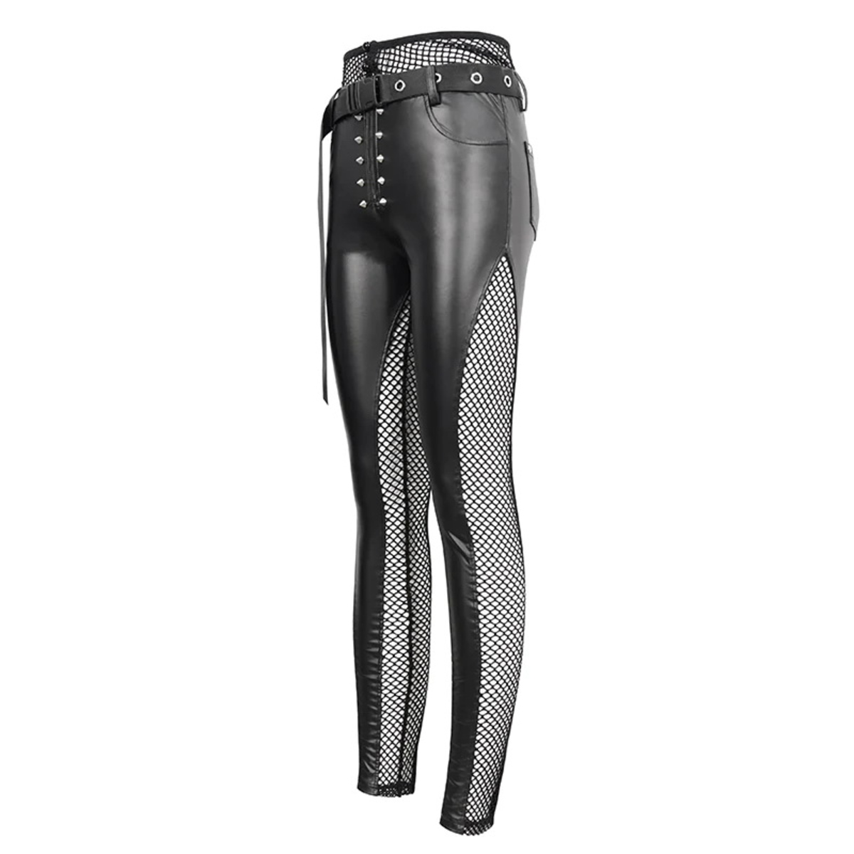 Naisten Housut DEVIL FASHION - Gothic Pants With Mesh XXL