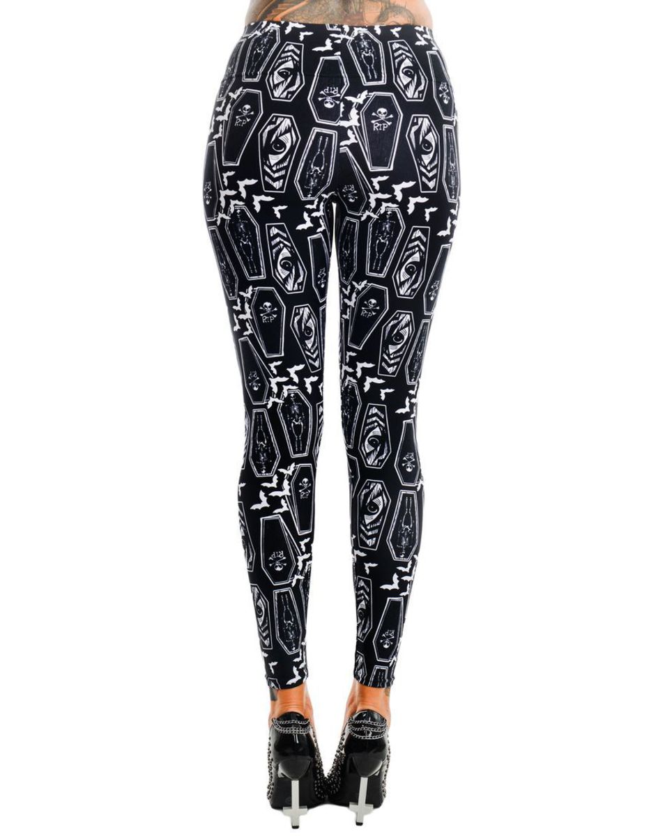 Naisten Housut (leggingsit) TOO FAST - LEXY - COFFINS S