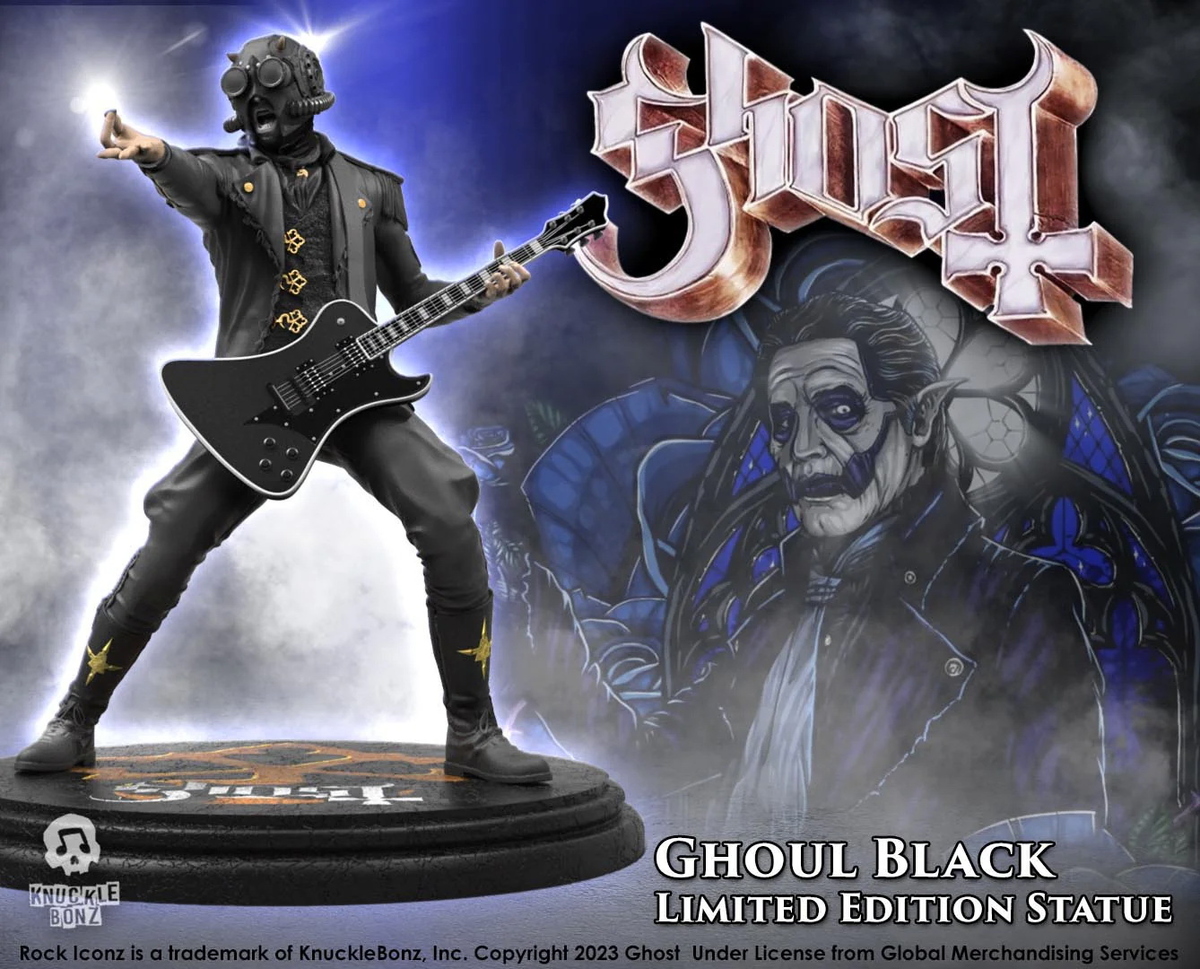 Figuuri Ghost - Rock Iconz - Nameless Ghoul II (musta Kitara)