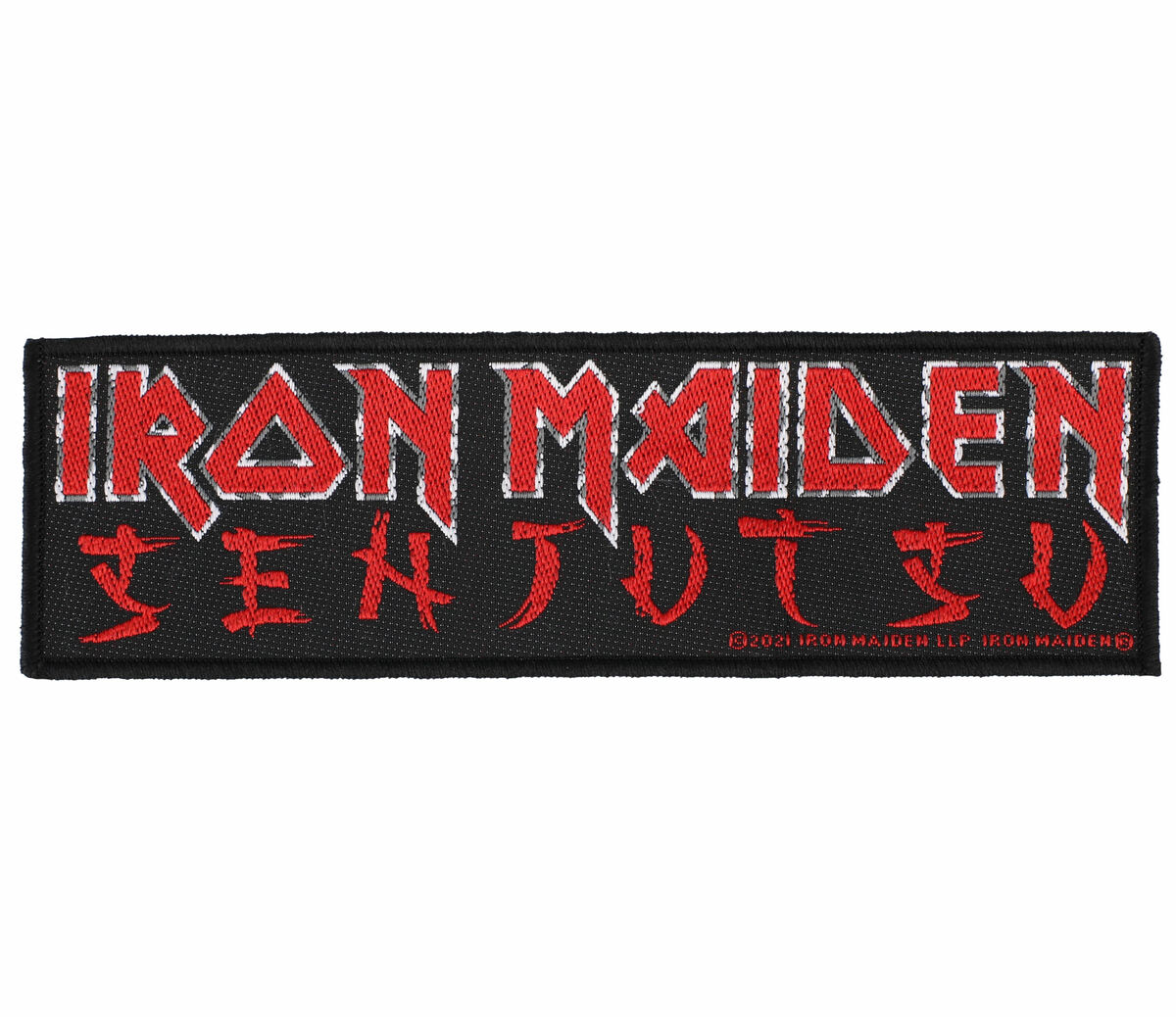 Kangasmerkki IRON MAIDEN - SENJUTSU LOGO - RAZAMATAZ