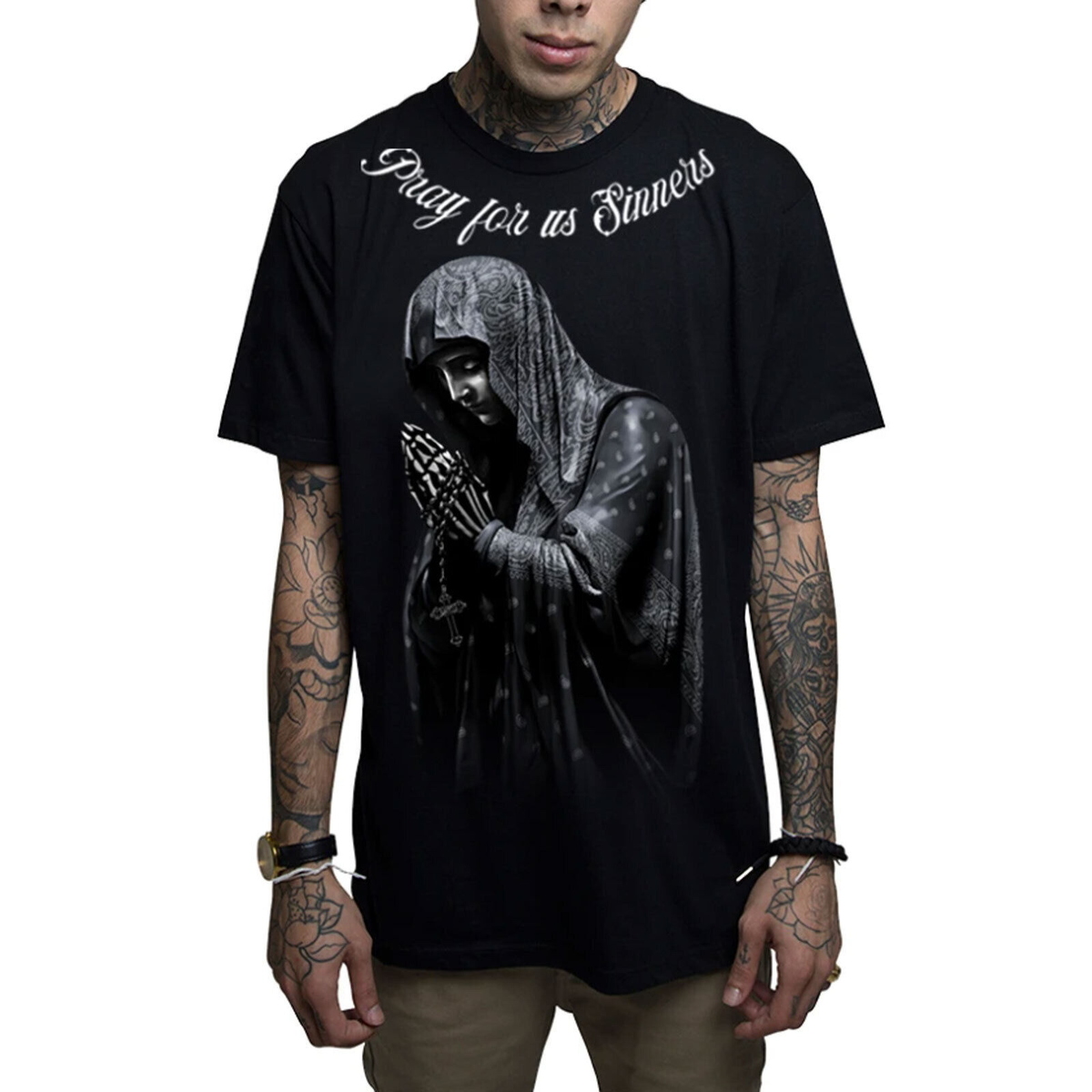 miesten t-paita MAFIOSO - SINNER - BLK - MAF033 S