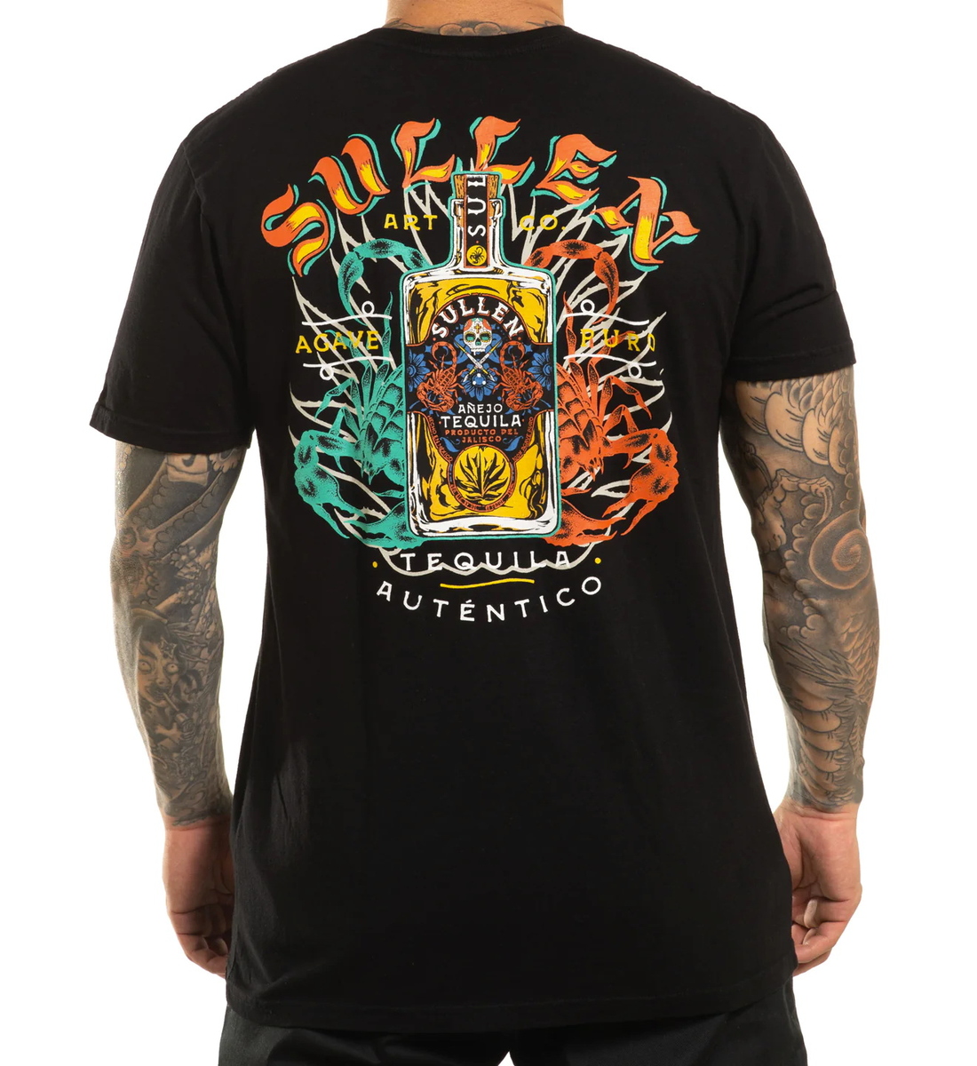 Miesten t-paita SULLEN - PREMIUM - TEQUILA SUNRISE - SCM5046_JTBK M